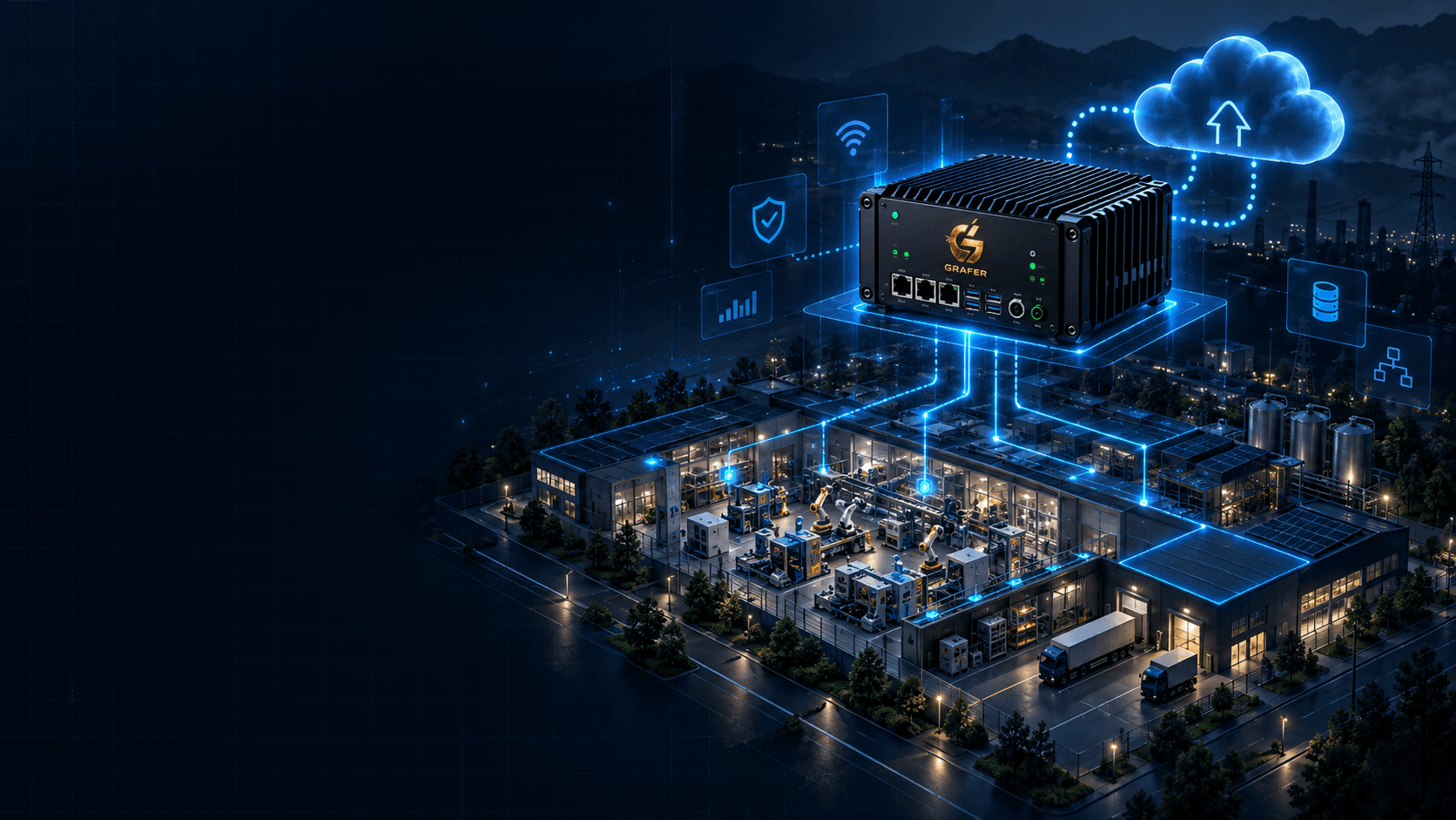 Local-First Control.
Cloud-Connected Intelligence.