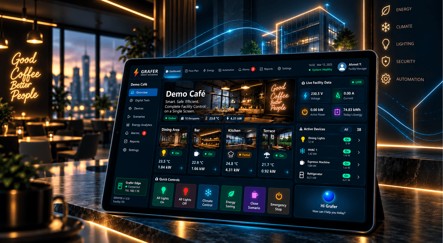 Your Entire Facility.
One Intelligent Platform.